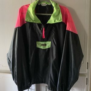 Vintage Columbia neon jacket xl